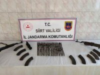 Siirt Kırsalında Pkk’ya Ait Mühimmat Ve Yaşam Malzemesi Ele Geçirildi
