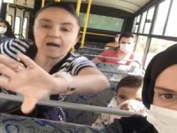 Maske Takmayan Kadın Kendisine Tepki Gösteren Vatandaşa Saldırdı