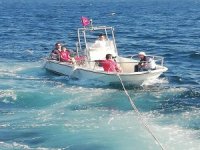 Ambarlı Açıklarında Sürüklenen Tekne Marinaya Çekildi