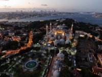 Ayasofya Camii Akşam Namazında Doldu Taştı