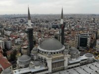 Taksim Camii’nin Şerefesi Göründü