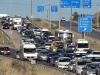 Tatilciler Dönüş Yoluna Geçti, Araçlar İlerlemekte Güçlük Çekti