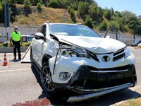 Samsun'da hafif ticari araç ile cip çarpıştı: 5 yaralı