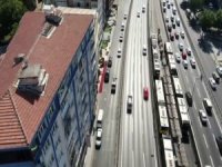 Sorumsuz Sürücüler E-5 Yan Yolu Otoparka Çevirdi