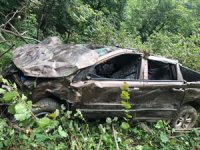 Giresun'da kamyonet devrildi: 1 ölü, 2 yaralı