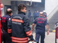 KTÜ Farabi Hastanesi’ndeki yangın paniğe neden oldu