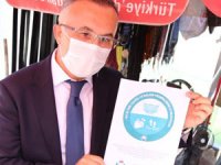Rize’de Salgına Karşı Özenli Olan İşletmelere ’Burası Covid-19 Kurallarına Uygun Çalışıyor’ Belgesi Veriliyor