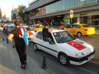 Ermenistan’ın Saldırısı Taksim Meydan’da Protesto Edildi