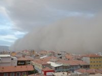 Konya’da Dev Toz Bulutu