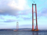 1915 Çanakkale Köprüsü’nde Gün Batımı Havadan Görüntülendi