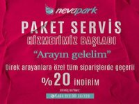 Nevapark Paket Servis Hizmetine Başladı