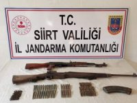 Siirt’te Pkk’lı Teröristlere Ait Mühimmat Ele Geçirildi
