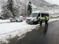 Giresun’da Kış Lastiği Denetimleri Sıklaştı