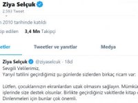 Bakan Ziya Selçuk’tan Velilere Yarıyıl Tatili Ricası