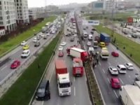 Haramidere Tem Bağlantı Yolunda Can Pazarı: 5 Yaralı