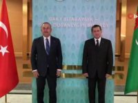 Bakan Çavuşoğlu Türkmenistanlı Mevkidaşı Meredov İle Görüştü