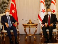 Kktc Cumhurbaşkanı Tatar, Çavuşoğlu’nu Kabul Etti