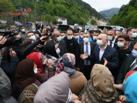 Bakan Karaismailoğlu, İkizdere'de Vatandaşlarla Görüştü. Rize-Artvin Havalimanında İncelemede Bulundu
