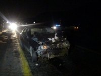 Kayseri’de Sürüye Dalan Otomobilin Sürücüsü Yaralandı, 13 Koyun Telef Oldu