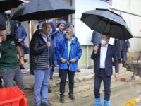 İ̇çişleri Bakanı Süleyman Soylu Güneysu’daki Afet Bölgesinde İncelemelerde Bulundu