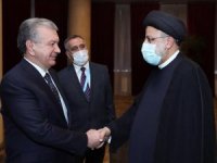İ̇ran Cumhurbaşkanı Reisi, Özbekistan Devlet Başkanı Mirziyoyev İle Görüştü