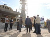 Başkan Palancıoğlu Dursun Koca Cami’nin İnşaatını İnceledi