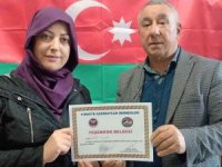 Ünsal’dan Gölçek’e Teşekkür Belgesi