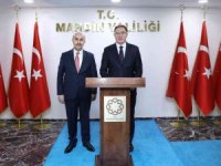 Kamu Başdenetçisi Şeref Malkoç Mardin Valisi Demirtaş İle Görüştü