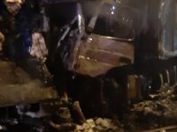 Tarsus’ta Tır Şoförü Yanarak Hayatını Kaybetti