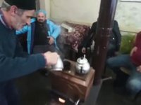 Rizeli Çay Ocağı İşletmecisinin Tüp Pahalılığına Karşı Bulduğu Yöntem Görenleri Güldürdü