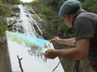 Ressamlar Rize’nin Tarihi ve Doğal Güzelliklerini Tuvale İşlediler