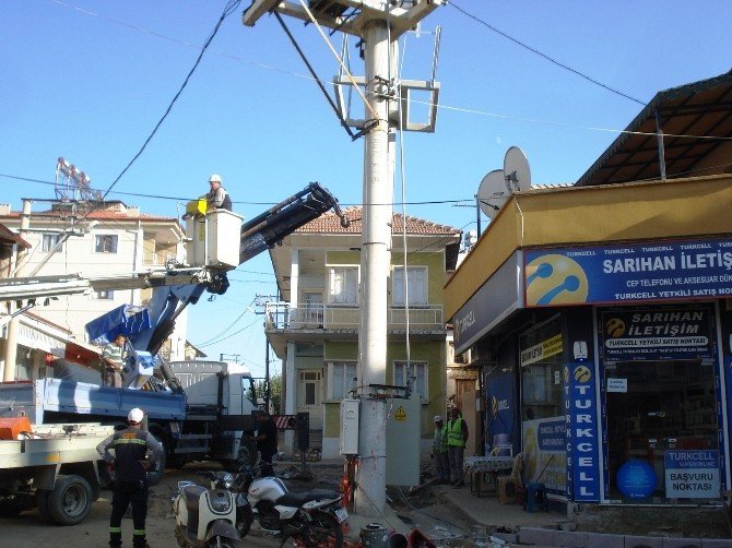 sarigol caddeleri santiyeye dondu
