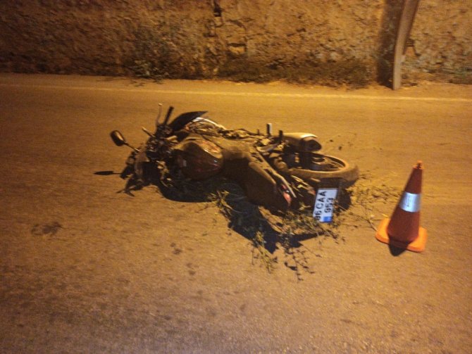 Başkent’te Duvara Çarpan Motosikletli Hayatını Kaybetti