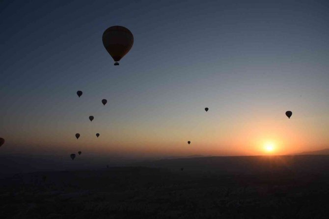 Kapadokya’da Fırtına Nedeniyle Balon Uçuşları İptal Edildi