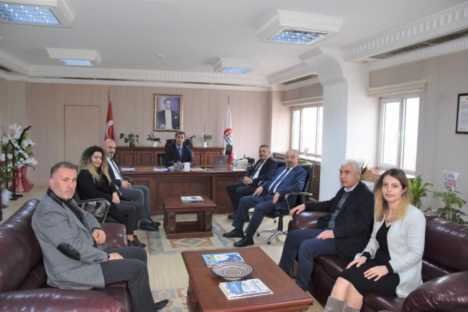 Başkan Sadıkoğlu’ndan Yeni Vergi Dairesi Başkanı Balıkçı’ya Ziyaret