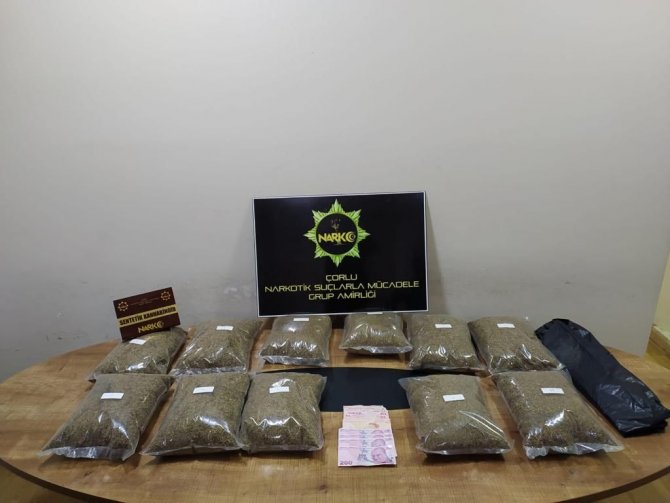 Tekirdağ’da Torbacı Operasyonu: 13 Kilo Uyuşturucu Ele Geçirildi