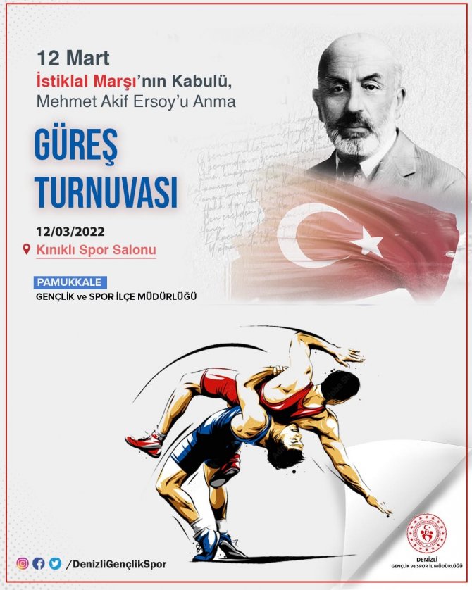 Mehmet Akif Anısına Güreş Turnuvası Düzenleniyor