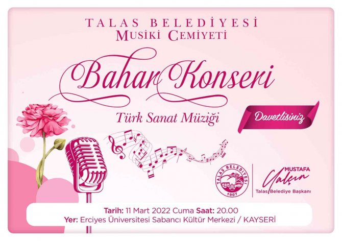 Talas Musiki Cemiyeti’nde İlk Konser Heyecanı