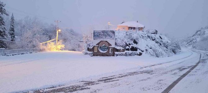 Kastamonuda Kar Yağışı Etkili Oluyor 3 İlçede Okullar Tatil Edildi