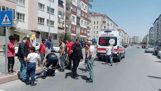 Kayseri’de Motosiklet Kazası: 2 Yaralı