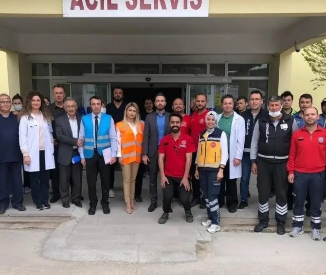 Afyonkarahisar’da 11 Hastanede Hap Tatbikatı