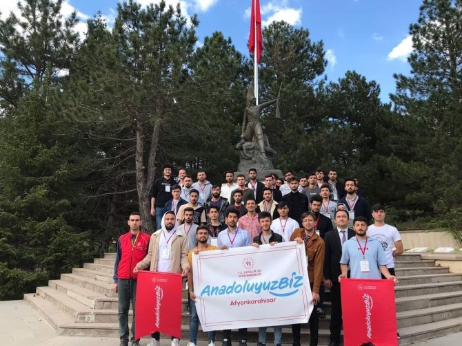 "Anadoluyuz Biz" Projesi Çerçevesinde Gençler Aydın’dan Şuhut’a Geldi