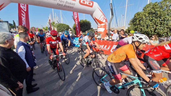 500’den Fazla Bisikletli, Bodrum’da Yarıştı