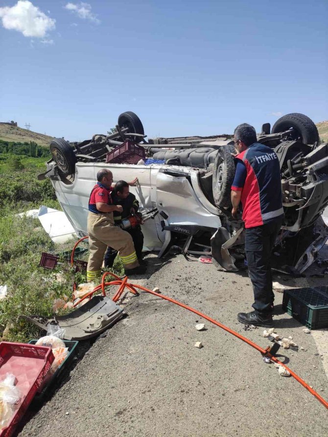 Mardin’de Trafik Kazası: 1 Yaralı