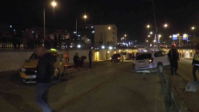 Erzurum’da Zincirleme Trafik Kazası