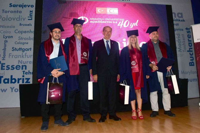 Kktc Cumhurbaşkanı Tatar, Anadolu Üniversitesi Mezuniyet Törenine Katıldı