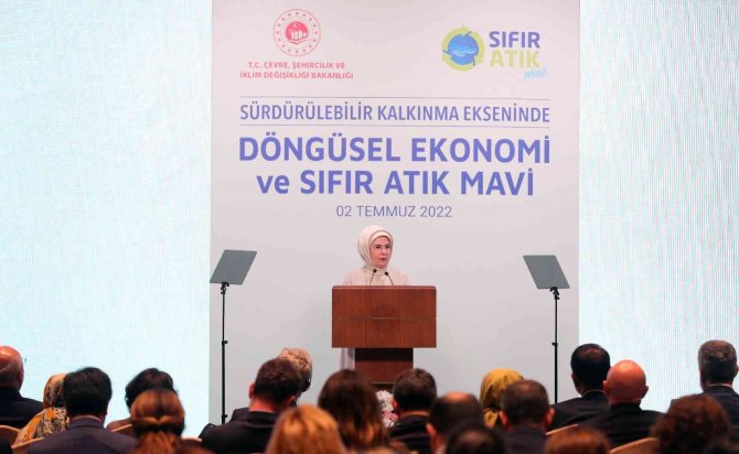 Emine Erdoğan: "İ̇klim Değişikliği Ve Sürdürülebilirlikle İlgili Meseleyi Hak Ve Nesiller Arasındaki Adalet Boyutuyla Ele Almalıyız”