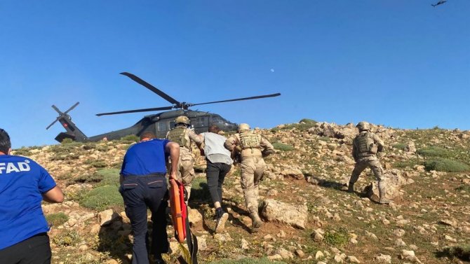Tunceli’de Rahatsızlanan Vatandaş, Helikopterle Elazığ’a Sevk Edildi