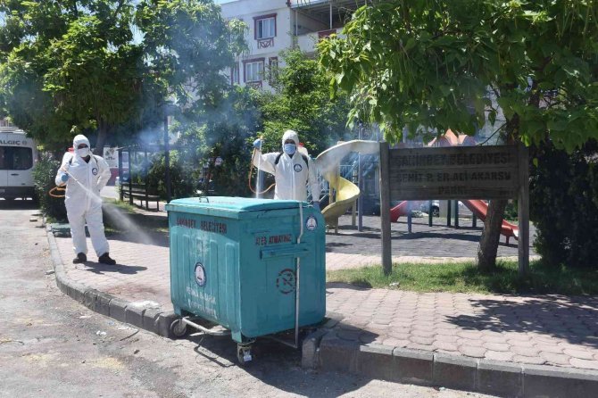 Şahinbey’de Kurban Kesimi Sonrası Dezenfekte Çalışmaları Yapıldı