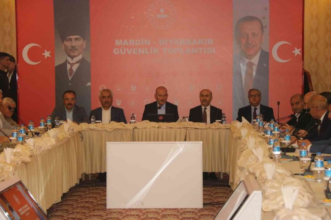 İ̇çişleri Bakanı Soylu, Mardin Ve Diyarbakır ‘İ̇l Güvenlik Toplantısı’na Katıldı